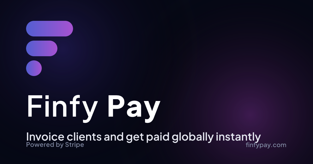 Finfy Pay — Get Paid From Here, There and Everywhere